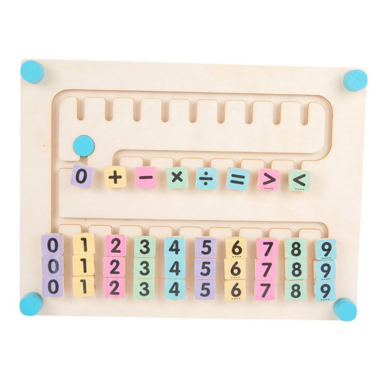 Montessori Math Toys kids Toys Teaching Aid Addition Subtraction Math Toys, for Kindergarten Preschool Count Numbers Toys