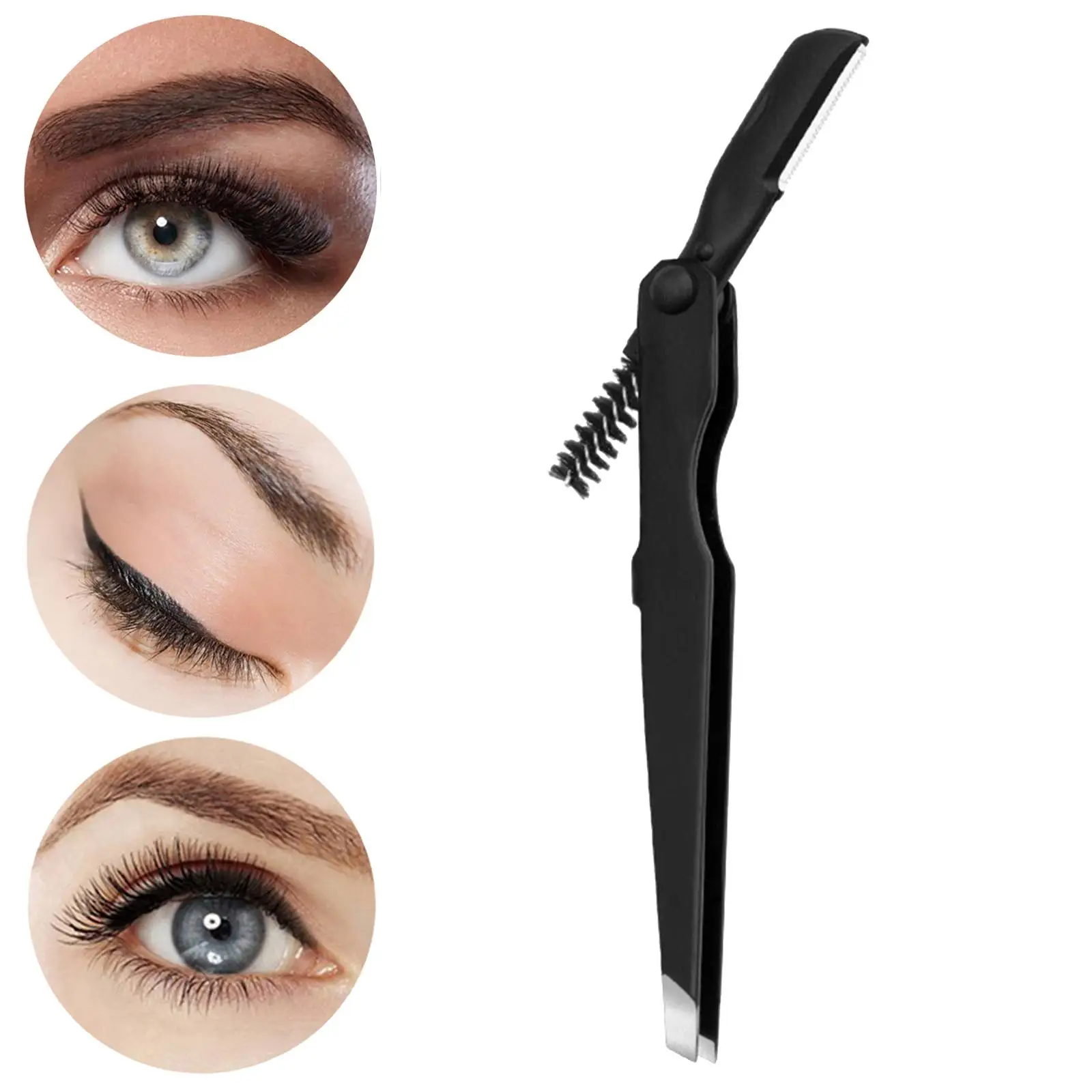 Eyebrow Tweezers Comfortable Grip Multipurpose Makeup Tools Eyebrow Trimmer