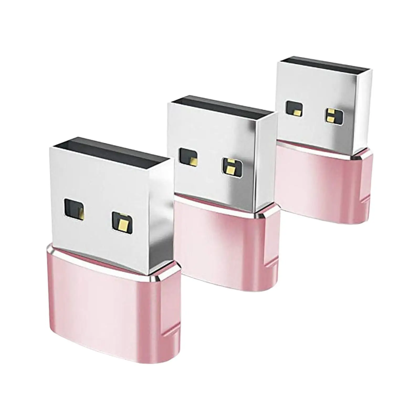 3x Universal Type-C 3.1 to USB 2.0 Adapter Fast Data Transfer for Computers Phones