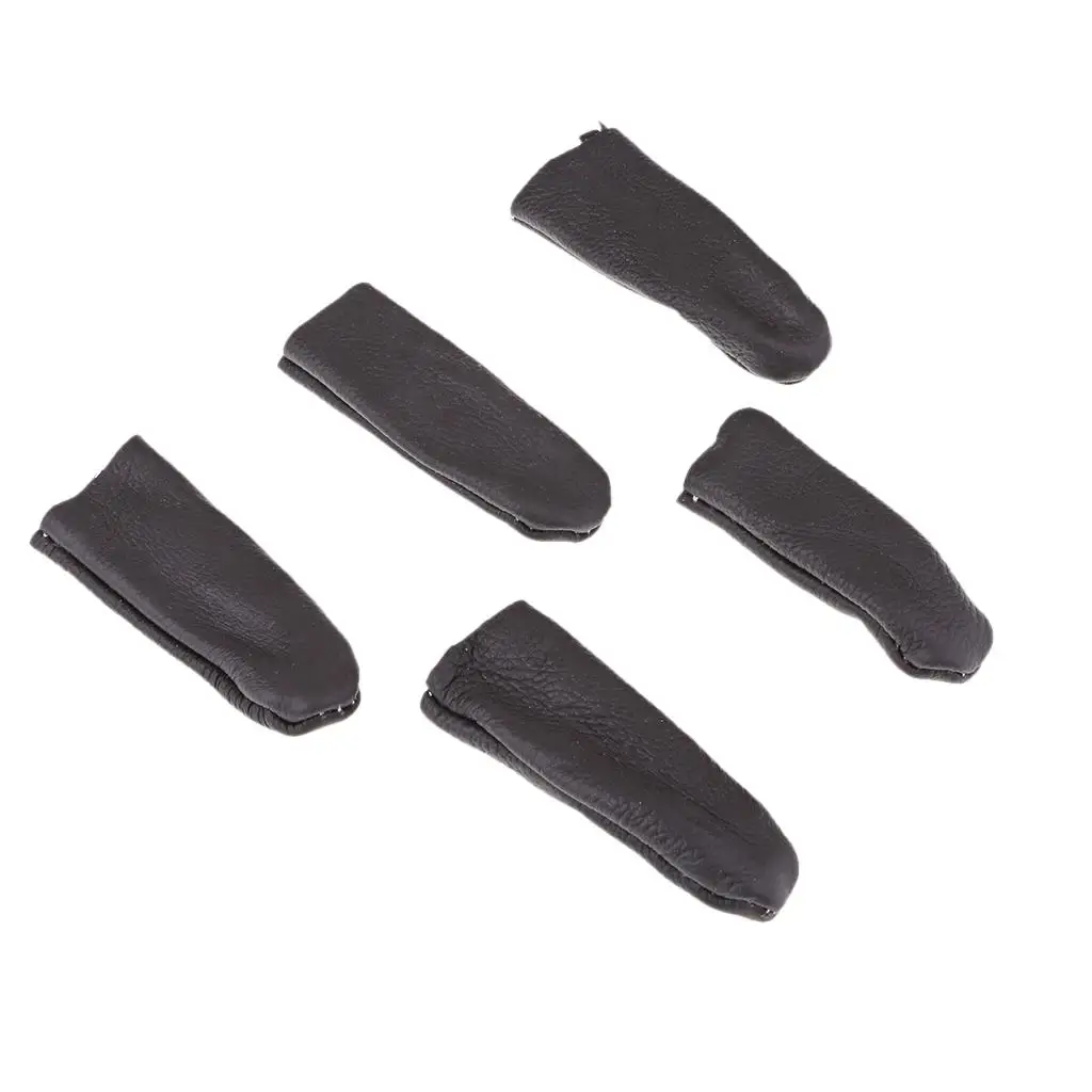 5Pcs Needle Felting Faux Leather Finger Protectors Tools Thimble Cover Finger Guards for Hand Craft Sewing Hand Tool sewing tool