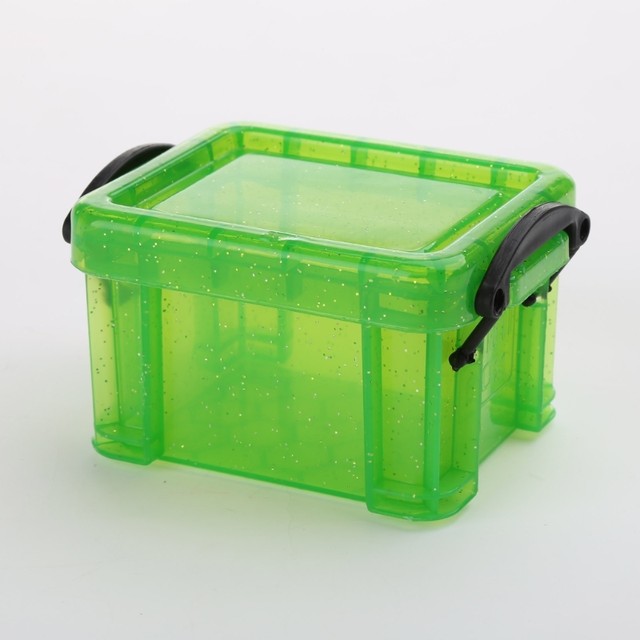 9Pcs Small Containers with Lids Colored Plastic Box Small Storage Box  Plastic Small Storage Box 