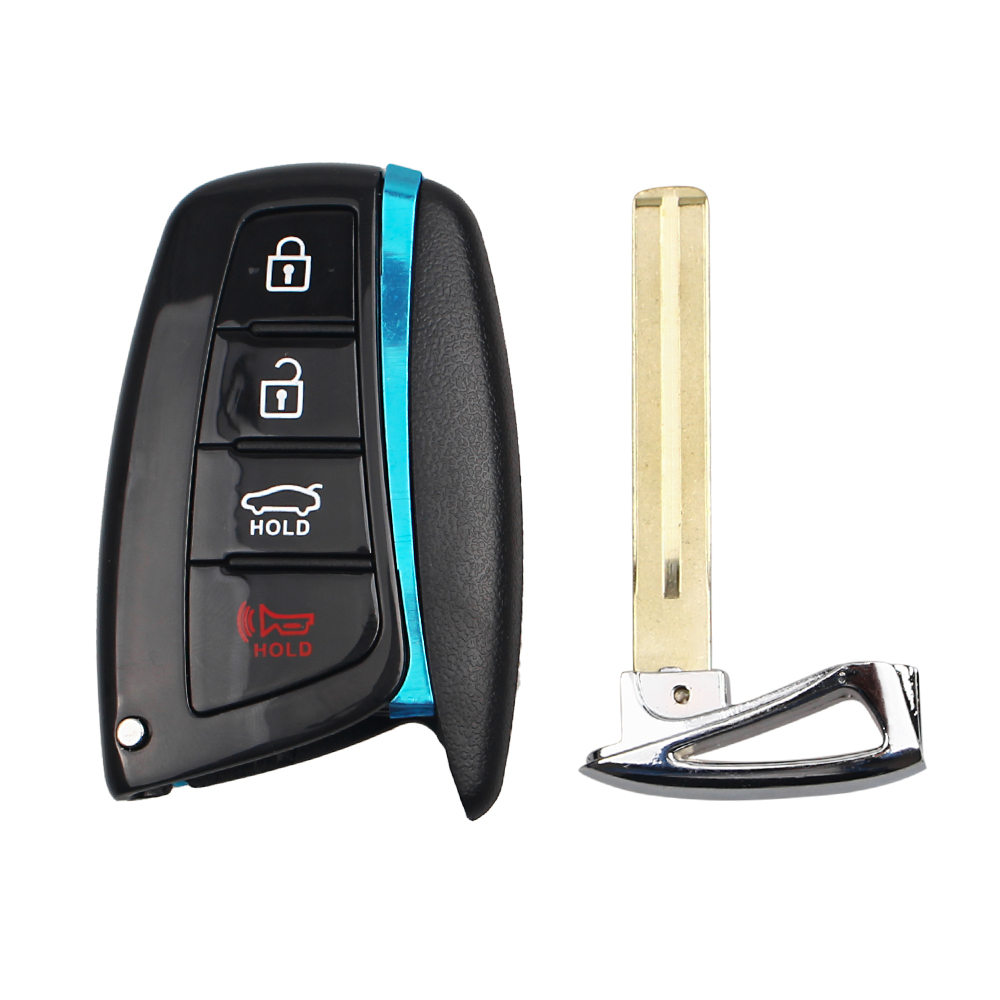 KEYYOU Für Hyundai Genesis Santa Fe 2012-2018 Equus Azera Tucson Smart Fob Fernbedienung Auto Schlüssel Shell 3/4 Tasten schlüssellose Abdeckung Fall – Detail 4