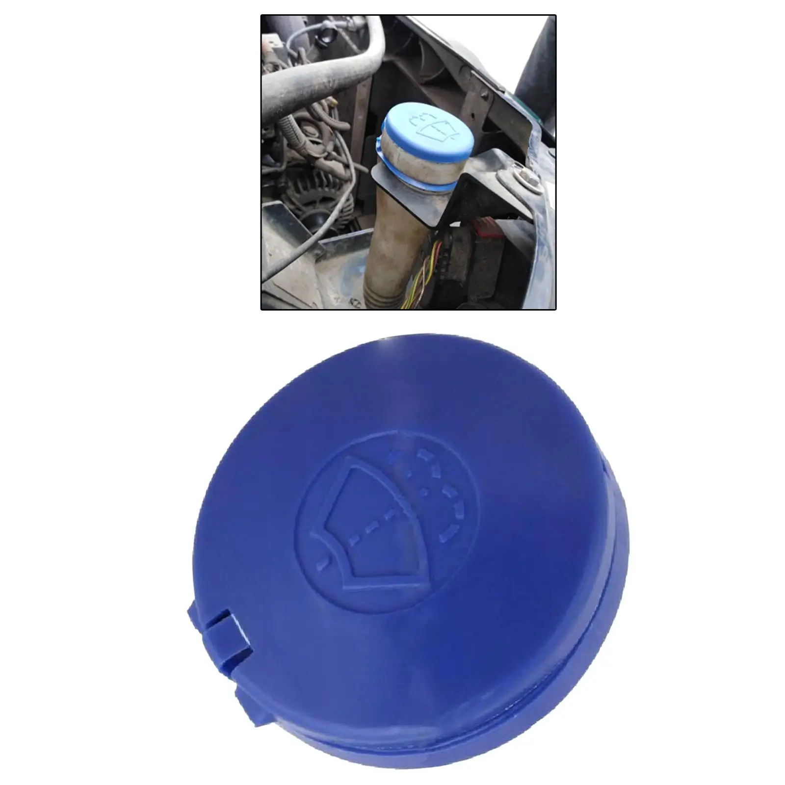 643238 Washer Fluid Bottle Cap Blue ABS Durable Windshield Wiper Reservoir Cap for Peugeot Replace Auto Accessories Parts