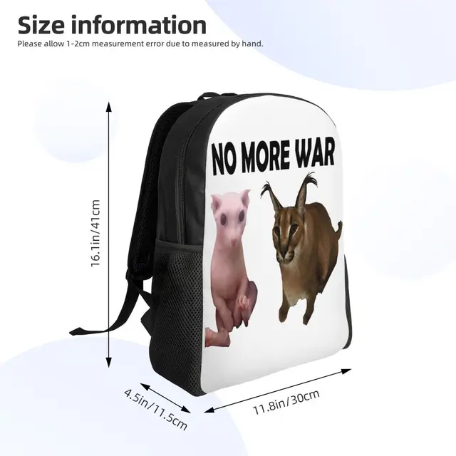 Big Floppa Meme Backpacks for Men Women College School Students Bookbag  Fits 15 Inch Laptop Funny