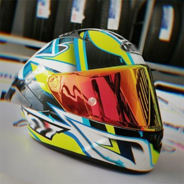 送料無料 日本 Motorcycle color 9 Full KYT for case Lens Visor Helmet Face バイザー
