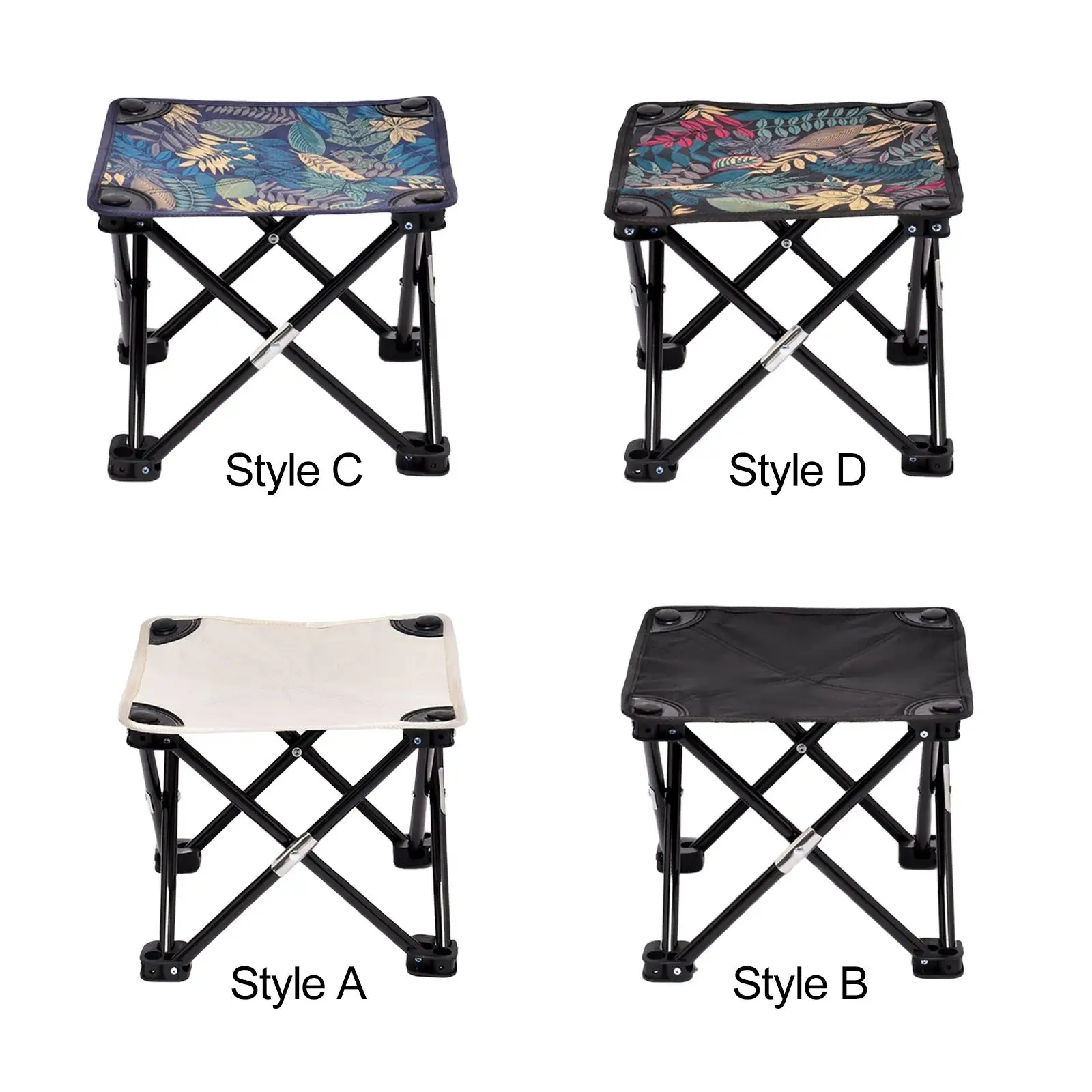 Folding Stool recliner Chair Ottoman Aluminum Alloy Seat Collapsible Stool Fishing Chairs for Patio Travel Lounge Picnic Hiking