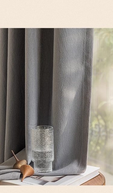 Mezze tende di lino in cotone giapponese armadi per finestre in tessuto di  lino per bloccare le pareti divisorie in pizzo tende con Velcro/gancio -  AliExpress
