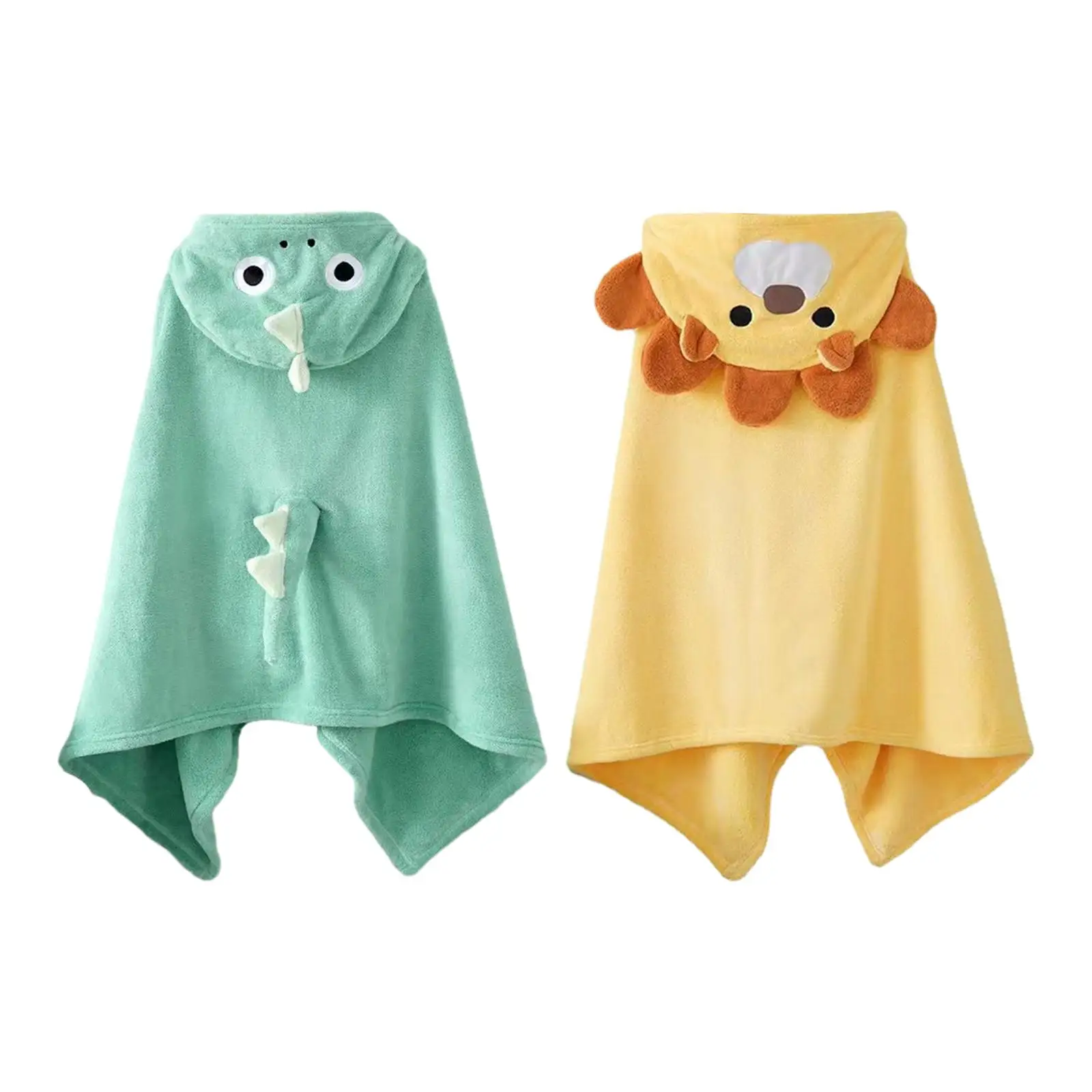 Infant Towel Blanket Accessory Nightwear for Baby Boys Girls Multi Purpose Use Baby Hooded Bathrobe Animal Bathrobe Baby Cloak