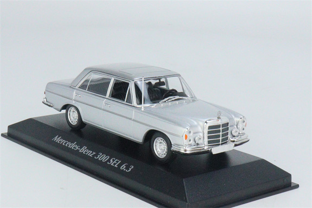 MINICHAMPS 1:43 300 SEL 6.3 1968 blue /silver Model Car - AliExpress