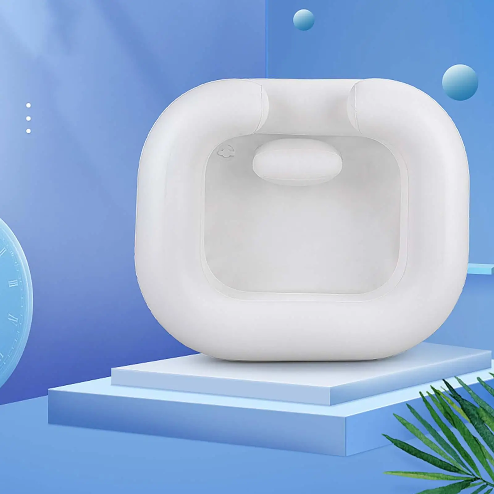 Inflatable Shampoo Bowl Hair Washing in Bed Hair Washing Tray Washbasin Hair Cuts Hair Coloring Bedside and in Bed Hair Washing