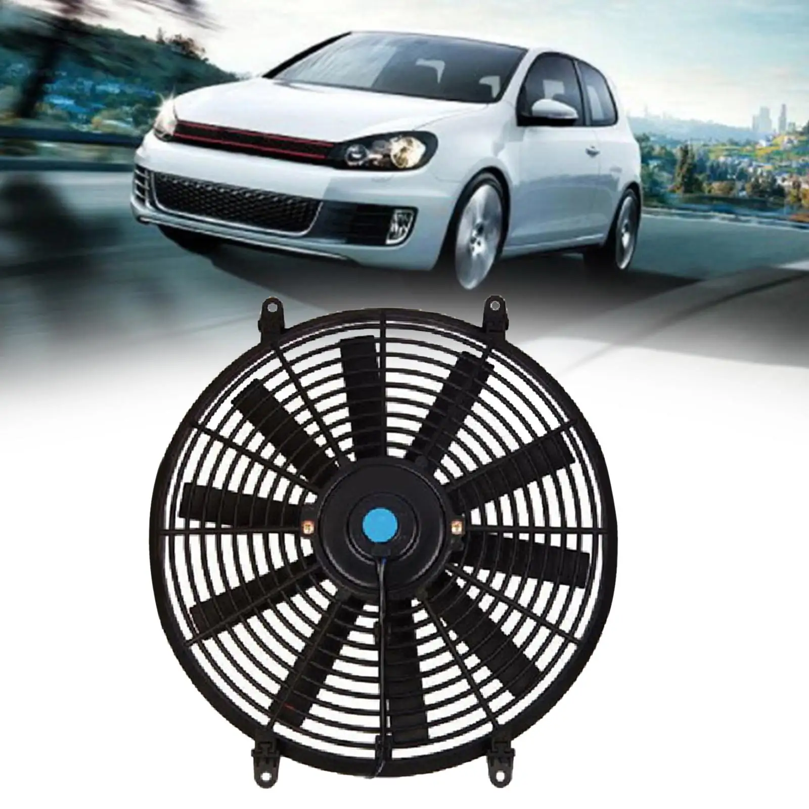 Car Cooling Fan Water Tank Heat Dissipation Fan for Auto Replaces