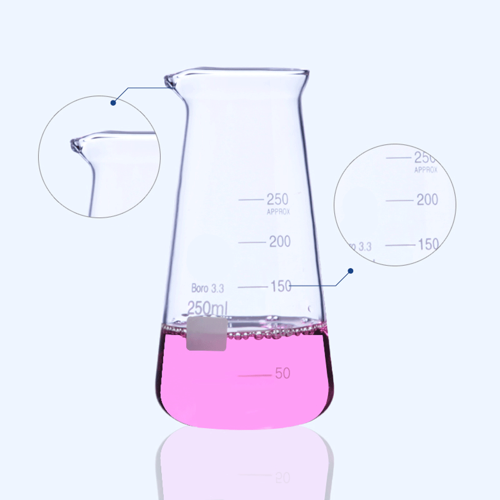 cônico labrotary vidreiros pós-graduação química experimento punho