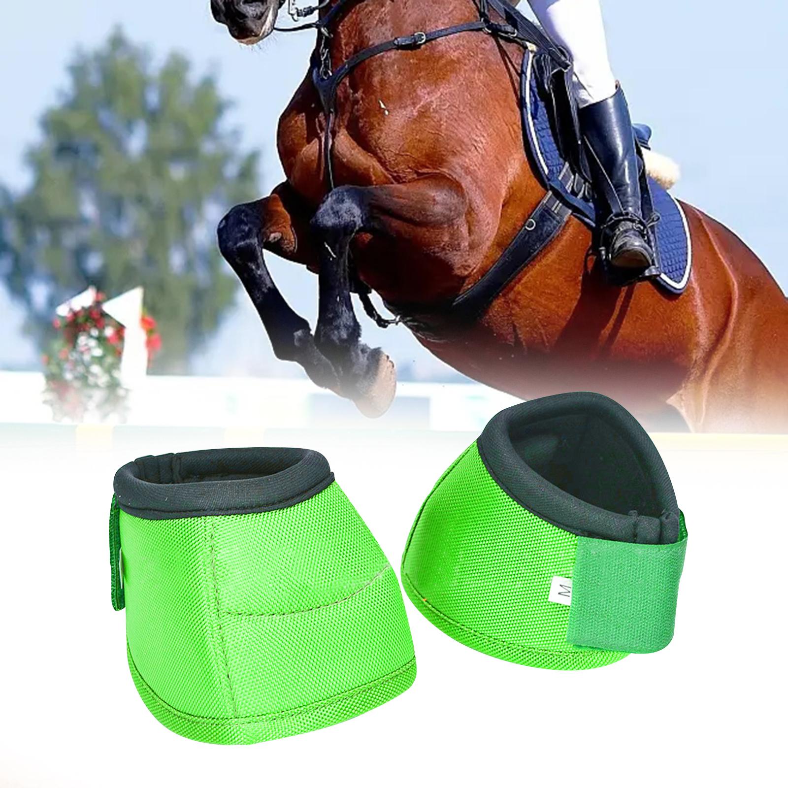 2Pcs Horse Bell Boots Horse Care Boot Sturdy Tear Resistant for Everyday Use