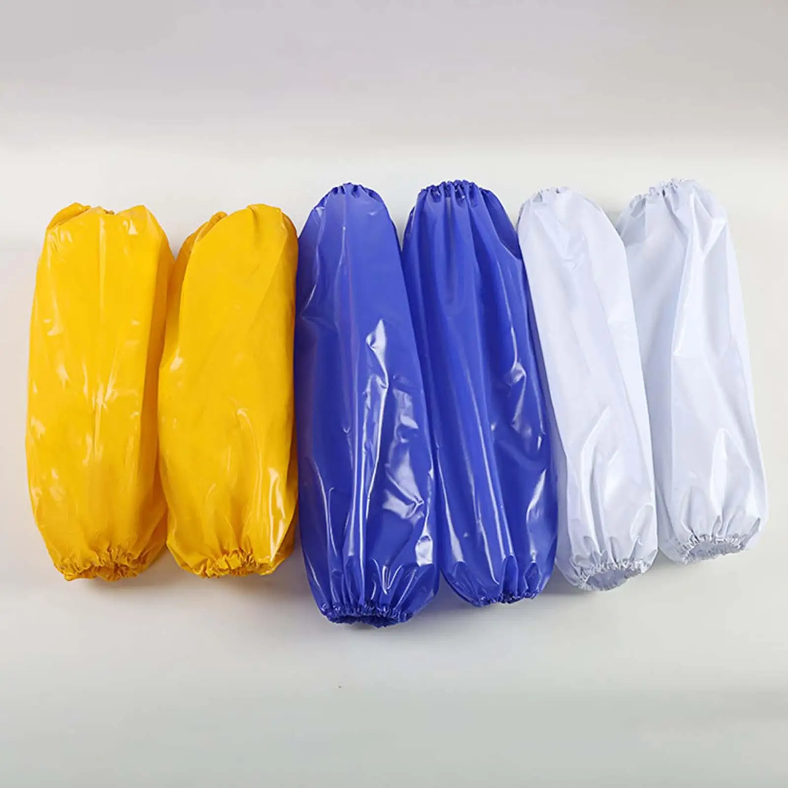 1 Pair Waterproof Sleeves Cleaning Supplies Durable Reusable Stain Proof Oversleeves PVC Arm Sleeves for Painting Pet Shops