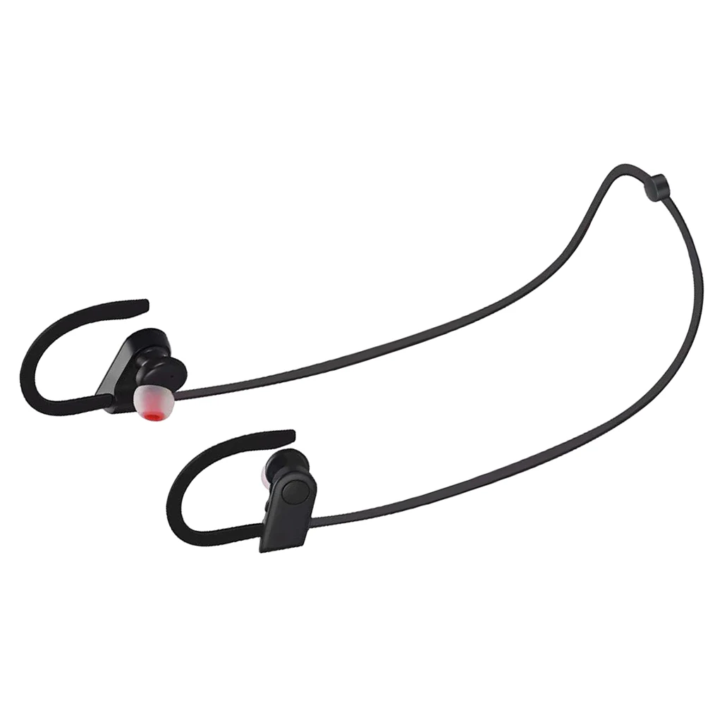Car Driver Wireless Bluetooth Earphone Headphone 3D Stereo Earbuds Sport Sweatproof Headset Black