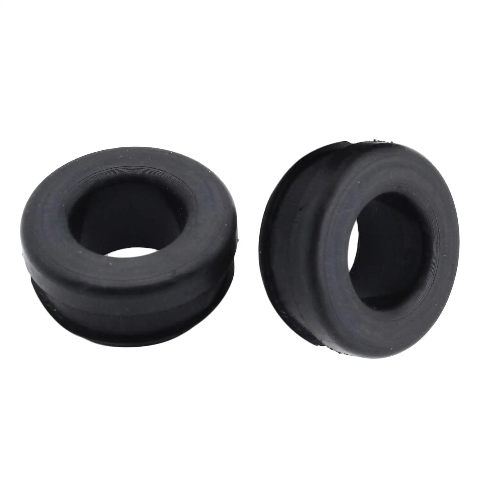 2Pcs Rubber Pcv Breather Grommets, Car Supplies Steel Covers Fit for Sbc Sbf Replacement