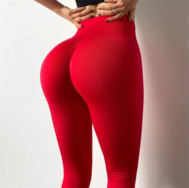 Push Up Seamless Leggings For Fitness High Waist Workout Tights Sport Woman  Booty Scrunch Tights Yoga Pants - AliExpress