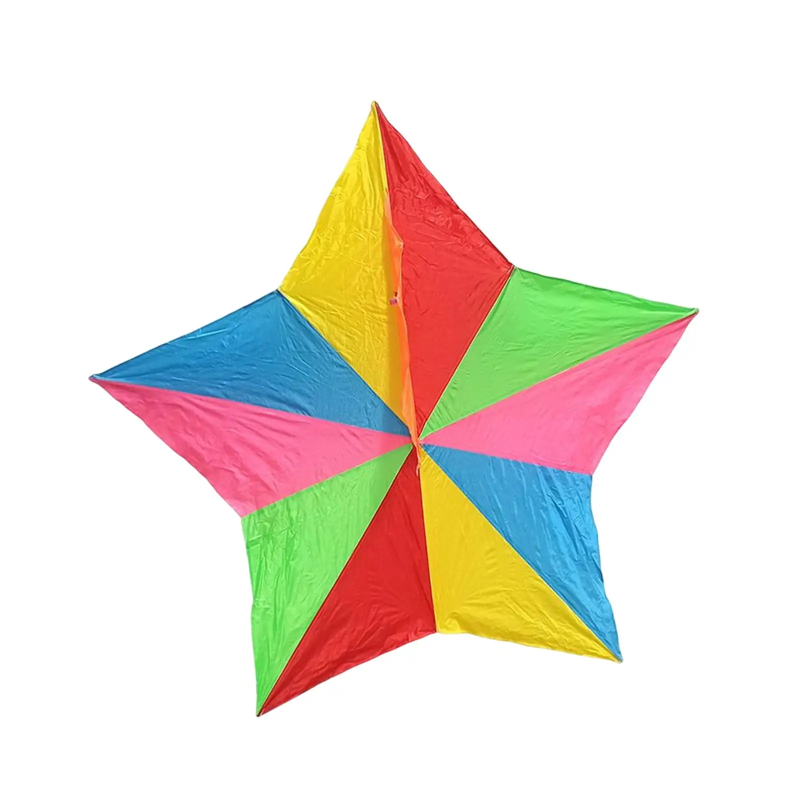Portable Five Pointed Star Kite Durable Cute Line Kite for Lawn Garden Beginner