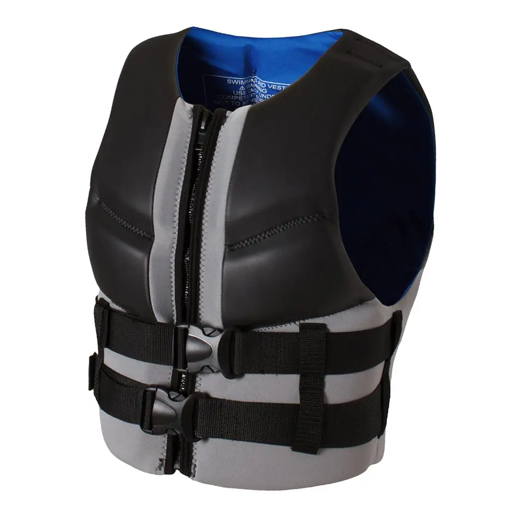 Inflatable Safety Jacket PFD Safety Vest Highly Visible Inflate Black Floating Inflate Survival Aid