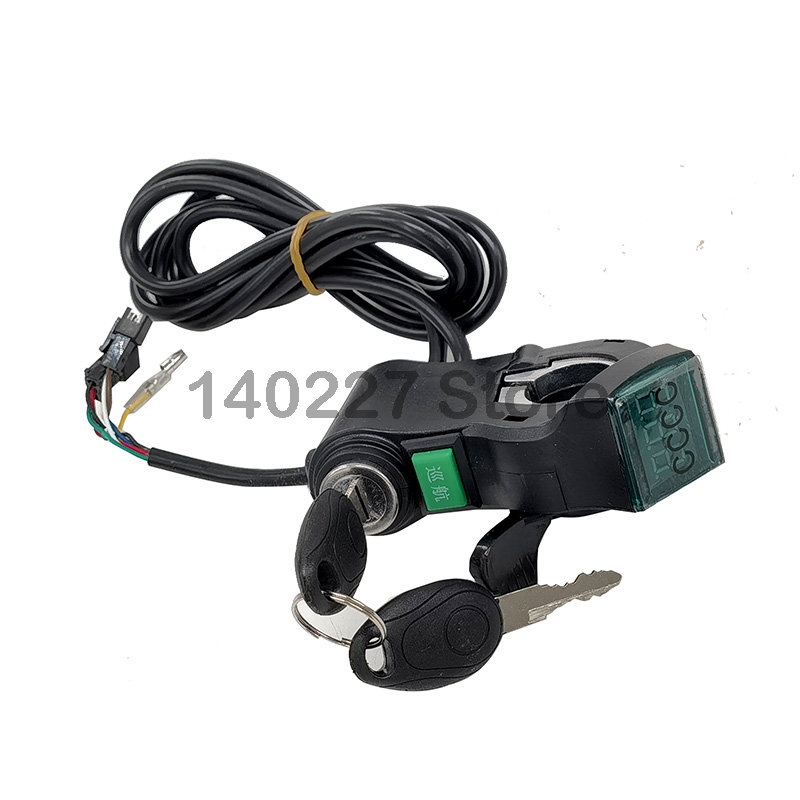 Description Picture 6 of itemElectric Bicycle Thumb Throttle Voltmeter Digital Voltage Display Switch Power with Key Lock for KUGOO M4 PRO Scooter Accessorie