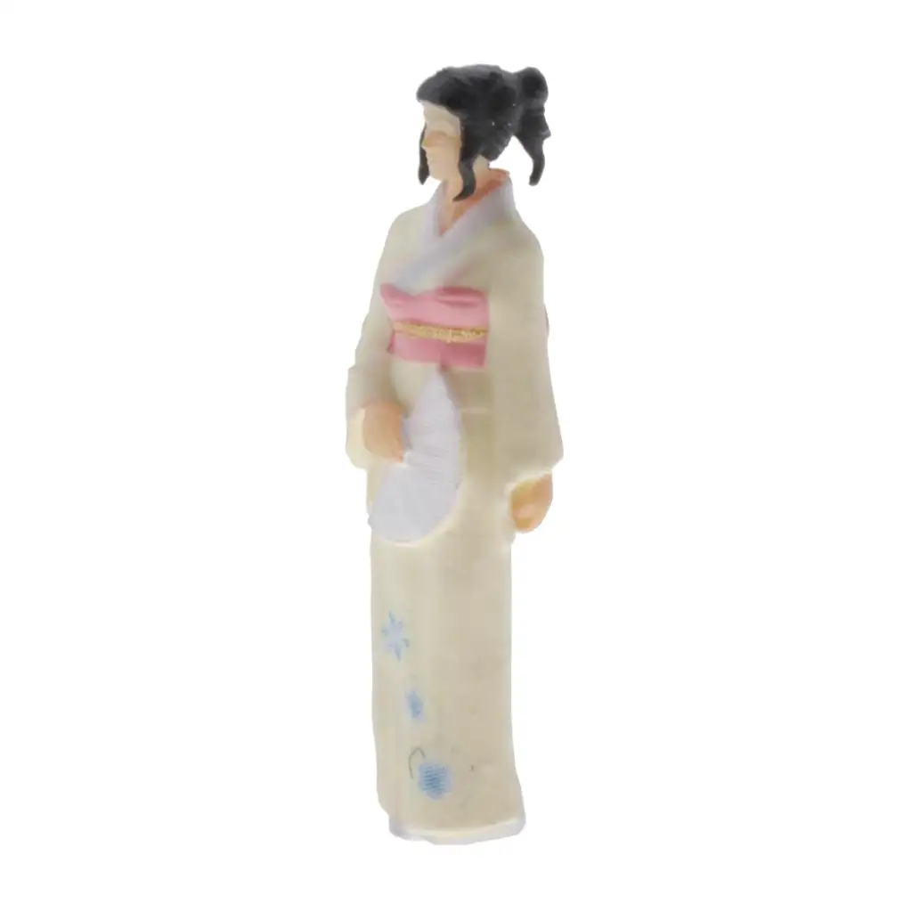 1:64 Japanese Women Characters People Diorama Children DIY Decor