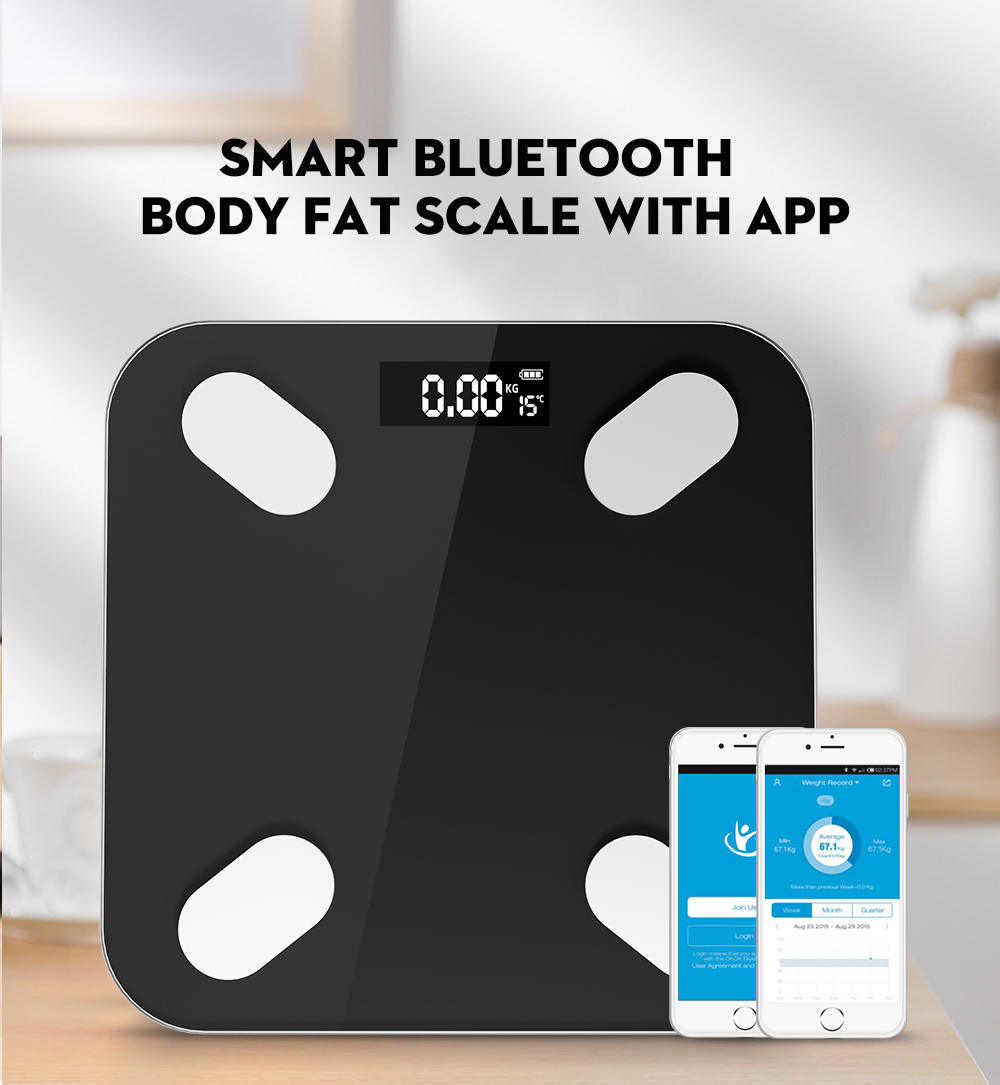 Title 5, Bluetooth Smart Bathroom Floor Scales Body Weig...