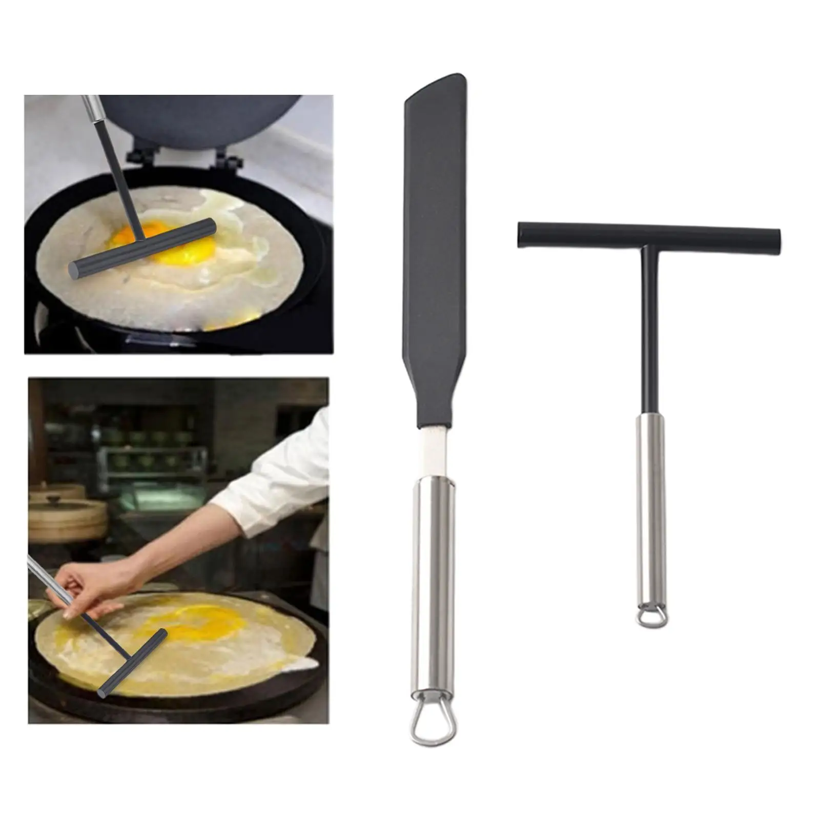 2x Crepe Making Spreader Kitchen Accessories for Home Dining Room Kitchen Restaurant