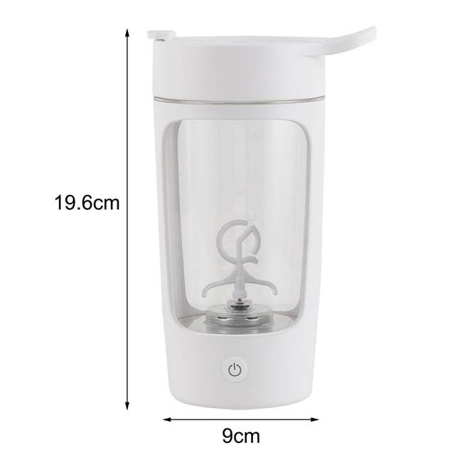 650ml USB Rechargeable Electric Mixing Cup Portable Protein Powder Shaker  Bottle Milk Mixer Shaker Bottles Protein Shaker Cup - AliExpress