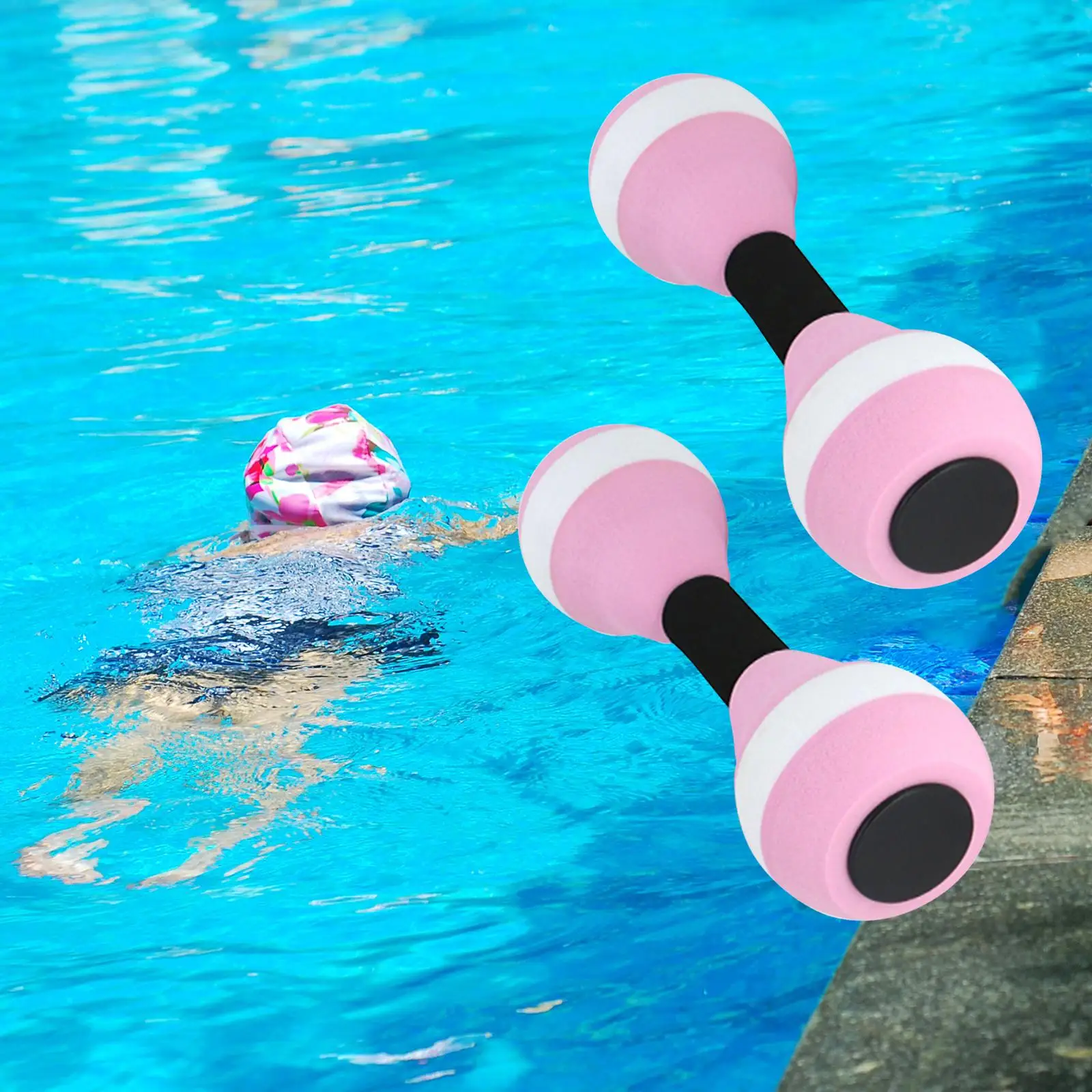 Aquatic Dumbbells for Kids Lightweight for Training Swimming Pool Fitness