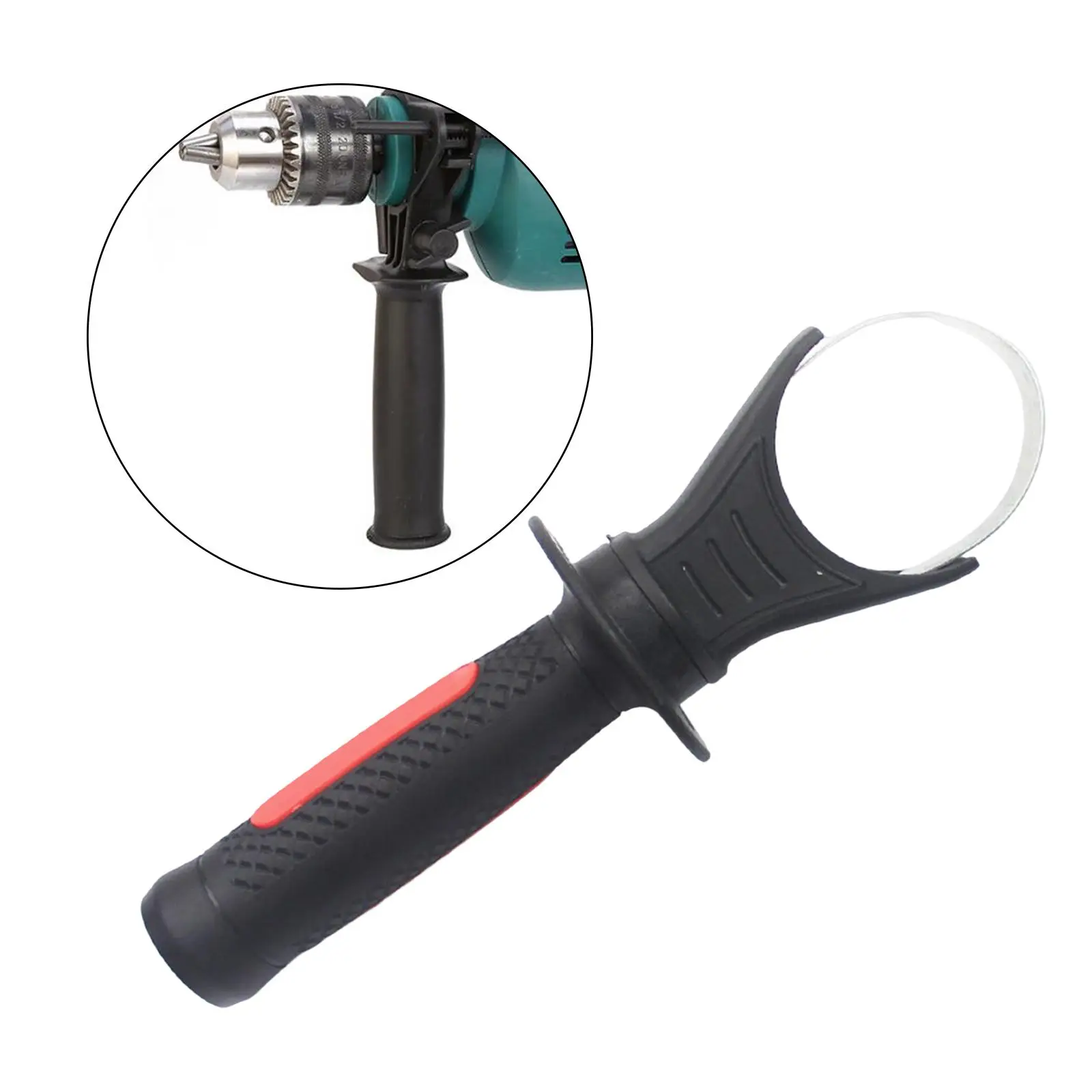 Electric Hammer Front Handle Anti Slip Adjustable 60-65mm Auxiliary Replacement for 26 Electric Hammer Accessory Parts