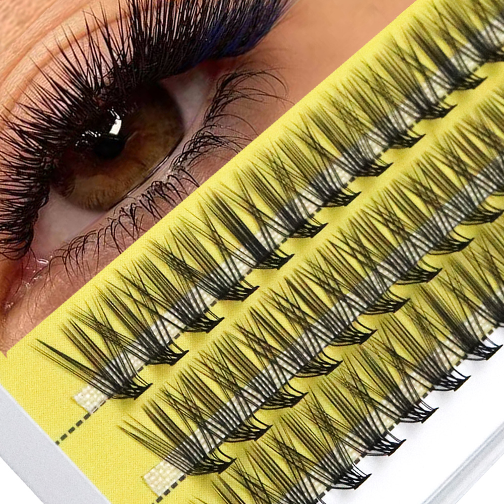 Best of New 20D L-type Cluster Eyelash Natural Eyelashes Extension 1box / 60 Bundle 3D Russian Indiviual Lashes DIY Makeup Tools Wholesale Reviews & Tips