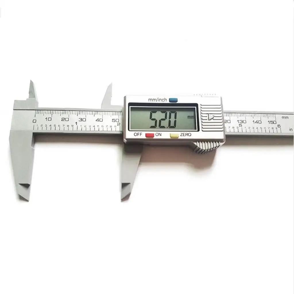 Digital Caliper Plastic Electronic LCD Measuring 0-6