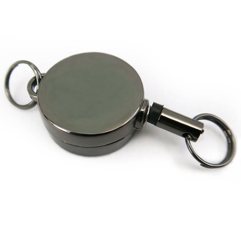 1PC Retro Metall Versenkbare Abzeichen Pull Schnalle ID Karte Abzeichen Reel Versenkbare Tür Pass Halter Anti-Verloren Clip kette Büro Liefern – Detail 5