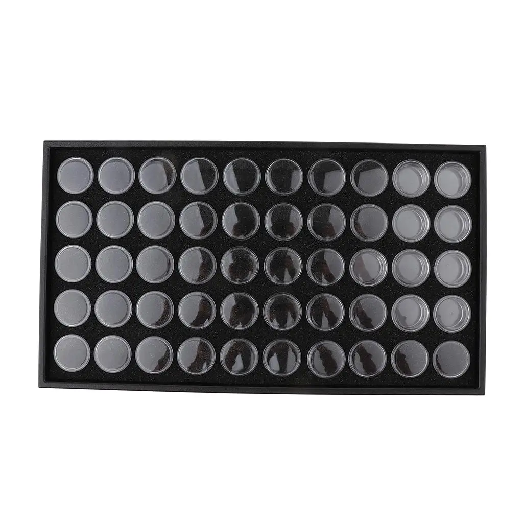 50 Slots Empty Storage Container Box Case for Tip Rhinestone Beads