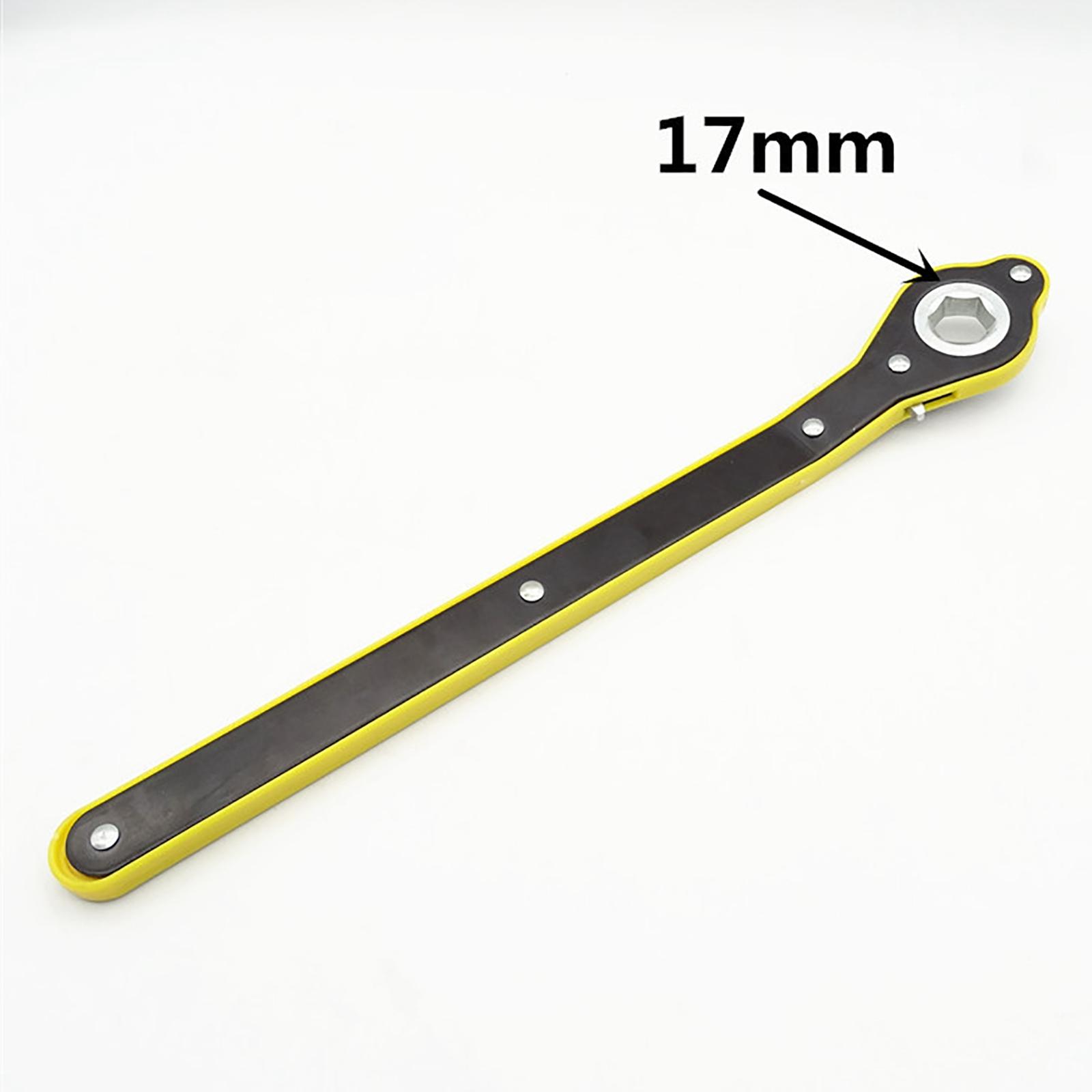 Car Scissor Lug Handle Hexagonal Jack Ratchet Wrench Labor Saving for Automotive