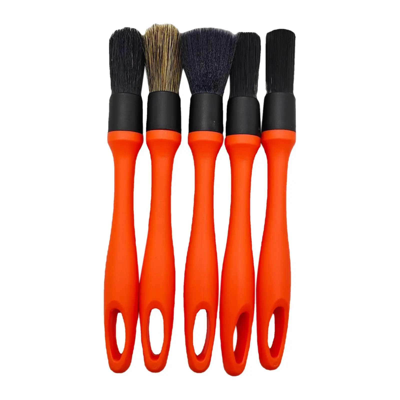 5x Auto Detailing Brushes Dust Removal Brush for Exterior Vehicle Truck