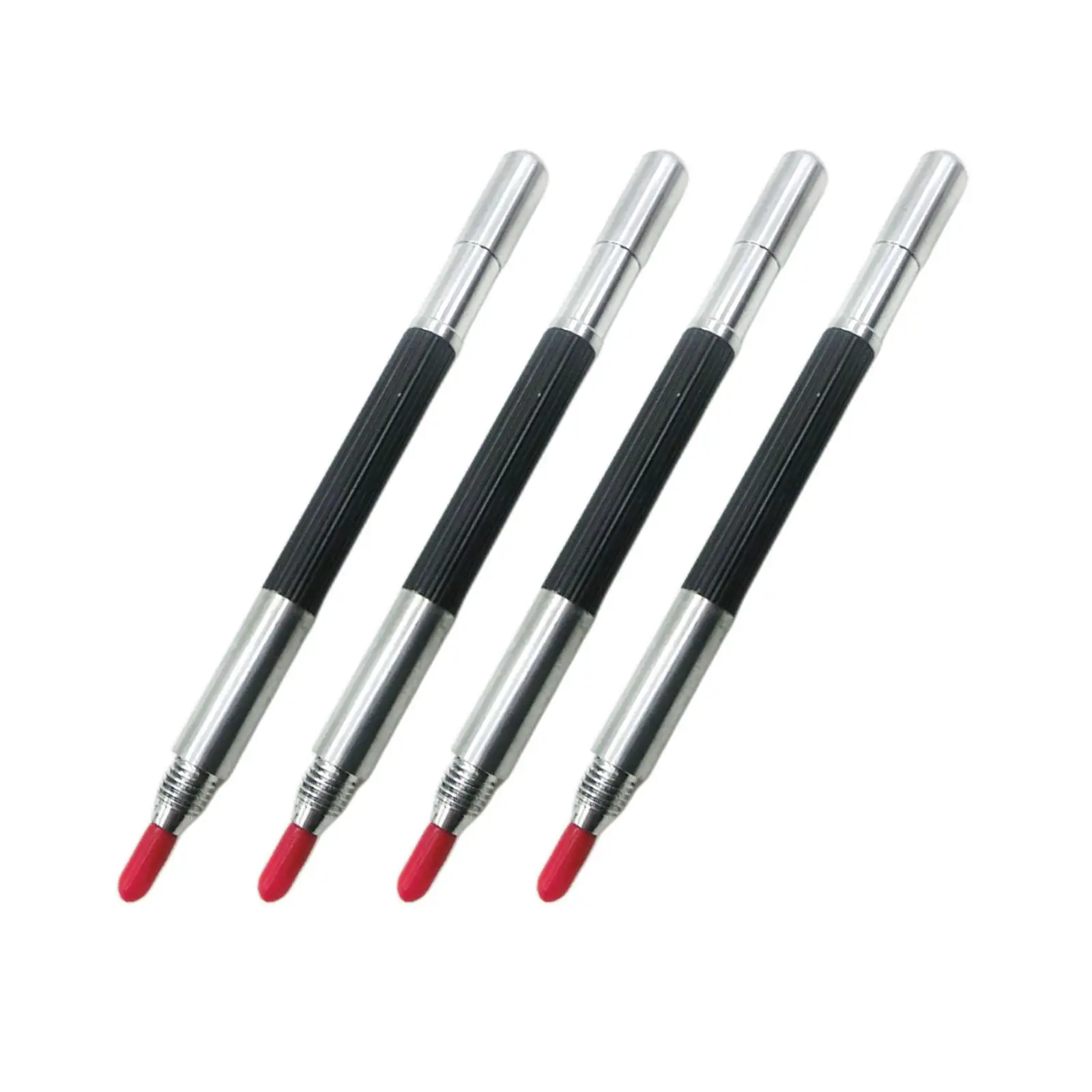 4x Engraving Pen Long Nib Double Ended Construction Marking Tools Deep Reach Markers Durable Tungsten Carbide Scribing Pens for