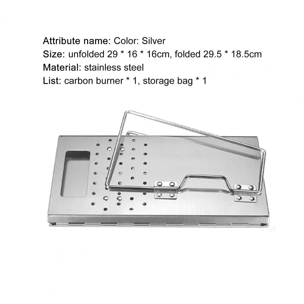 Conveniente Churrasqueira, Anti-deforma, Estável, Ampla Aplicação, Camping, 1 Conjunto