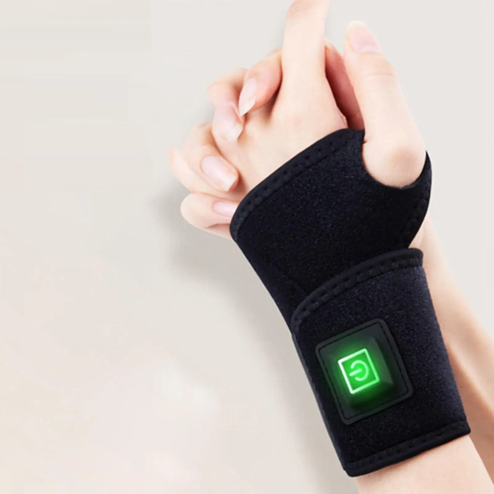 Electric Heated Wrist Wrap Wristband Wrist Thumb Brace for Foot Ankle Hands Wrist Support Wrist Protection Adjustable Elbow