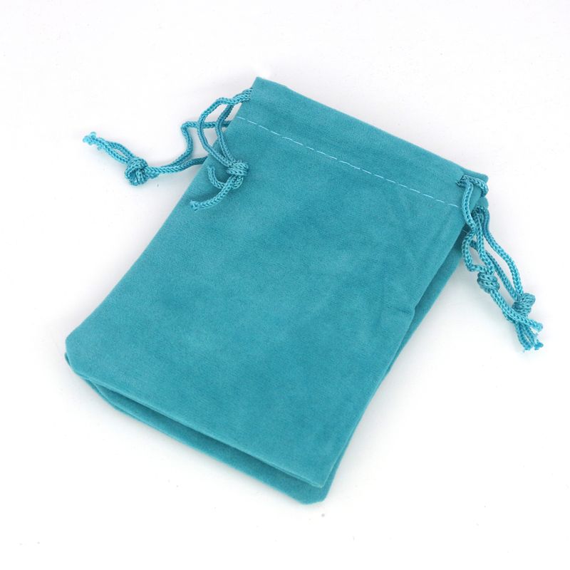 10pcs 2 Sizes Packing Drawstring Velvet Pouch Sachet Gift Bag For Jewelry Wedding Things Party Bead Container Storage Wholesale