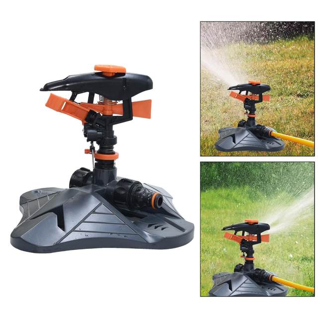 Water Sprinkler Rotating Upgrade Adjustable Lawn Sprinkler Garden Tool Garden Hose Sprinkler for Plants Garden Lawn Yard