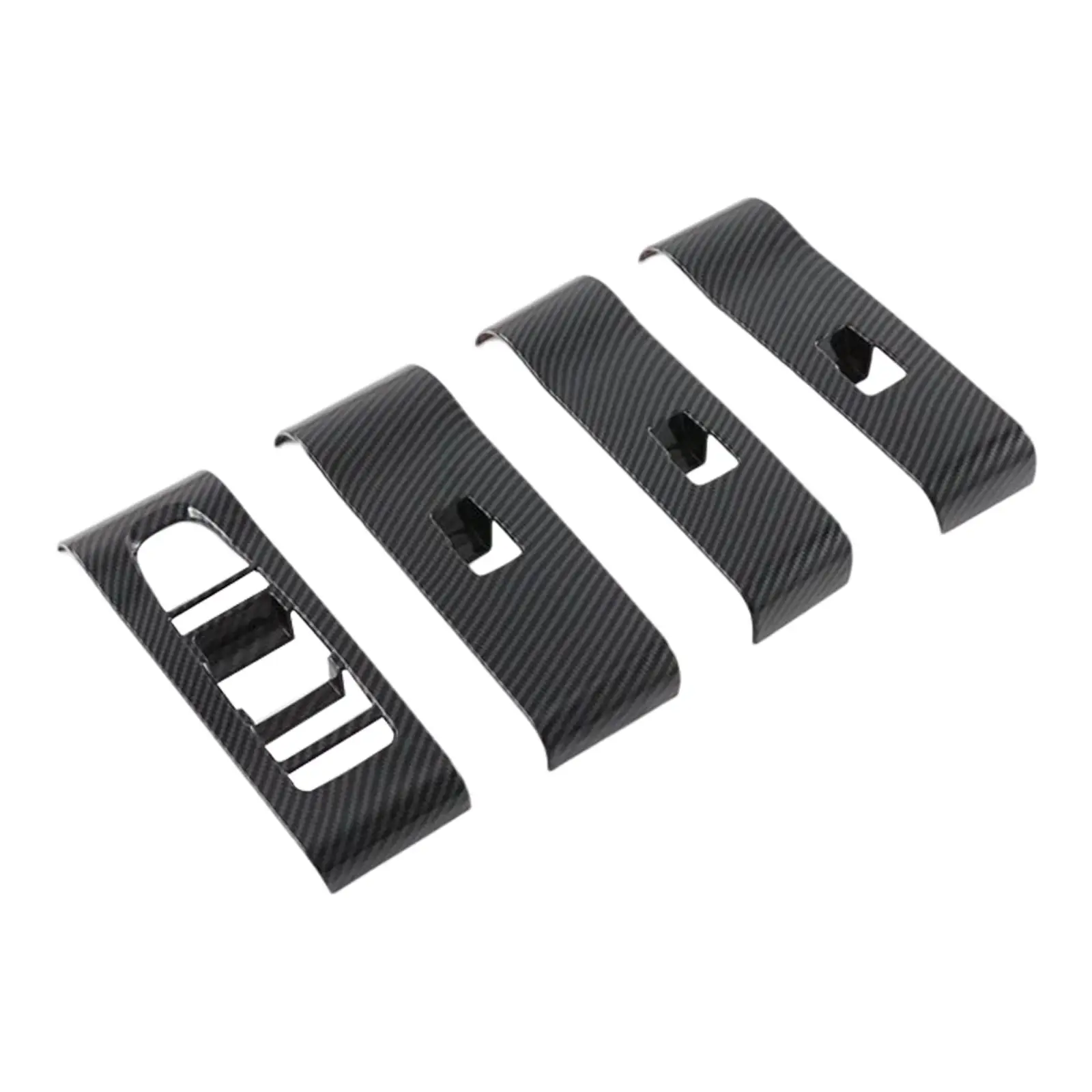 Auto Window Lift Switch Panel Cover Trim Carbon Fiber Parts for Byd Atto 3