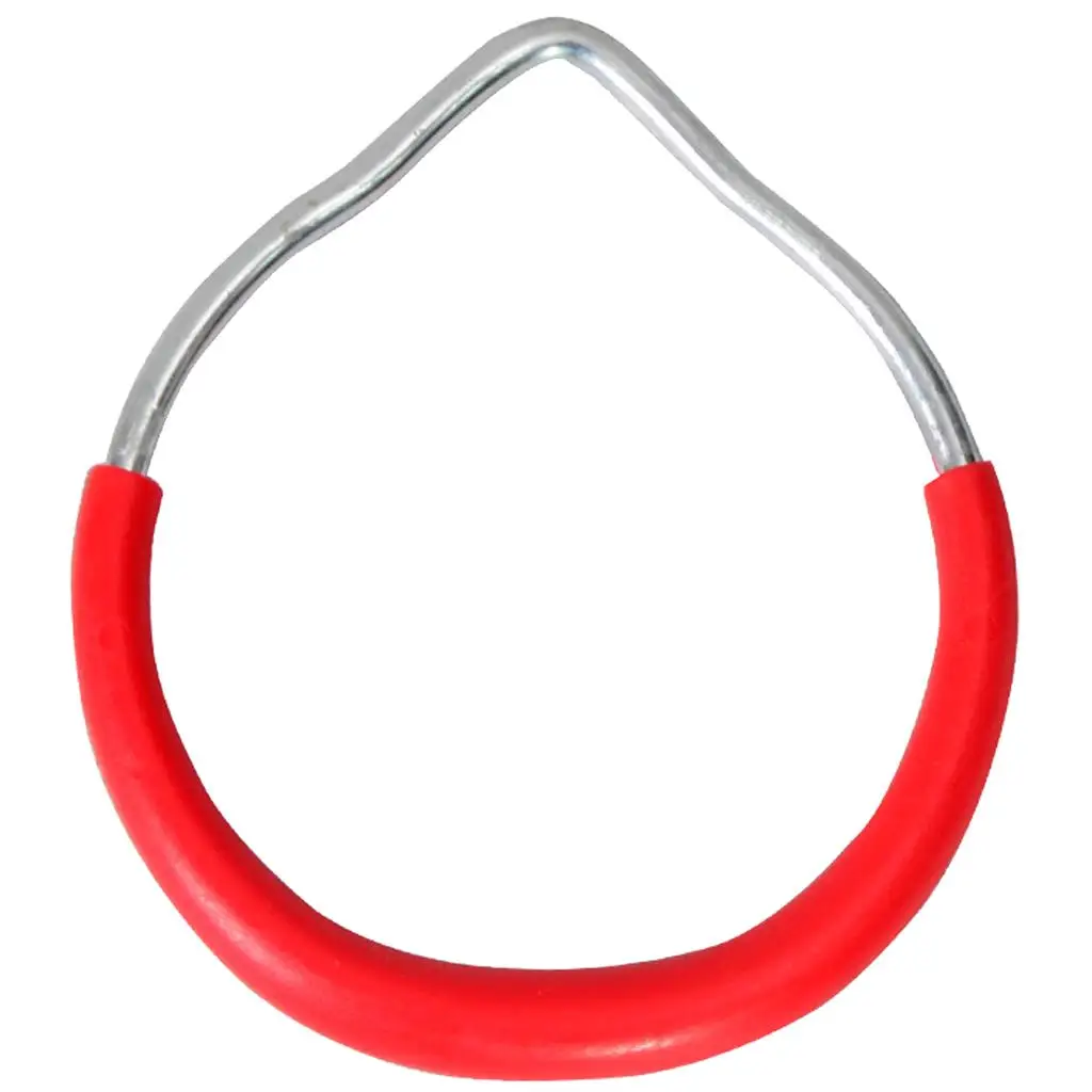 Children Outdoor Sports Trapeze Swing  Playground Swing Accessories Red