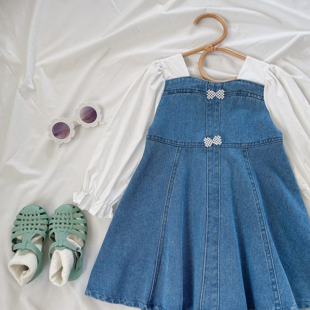 KidsBaron Adorable Denim Dress