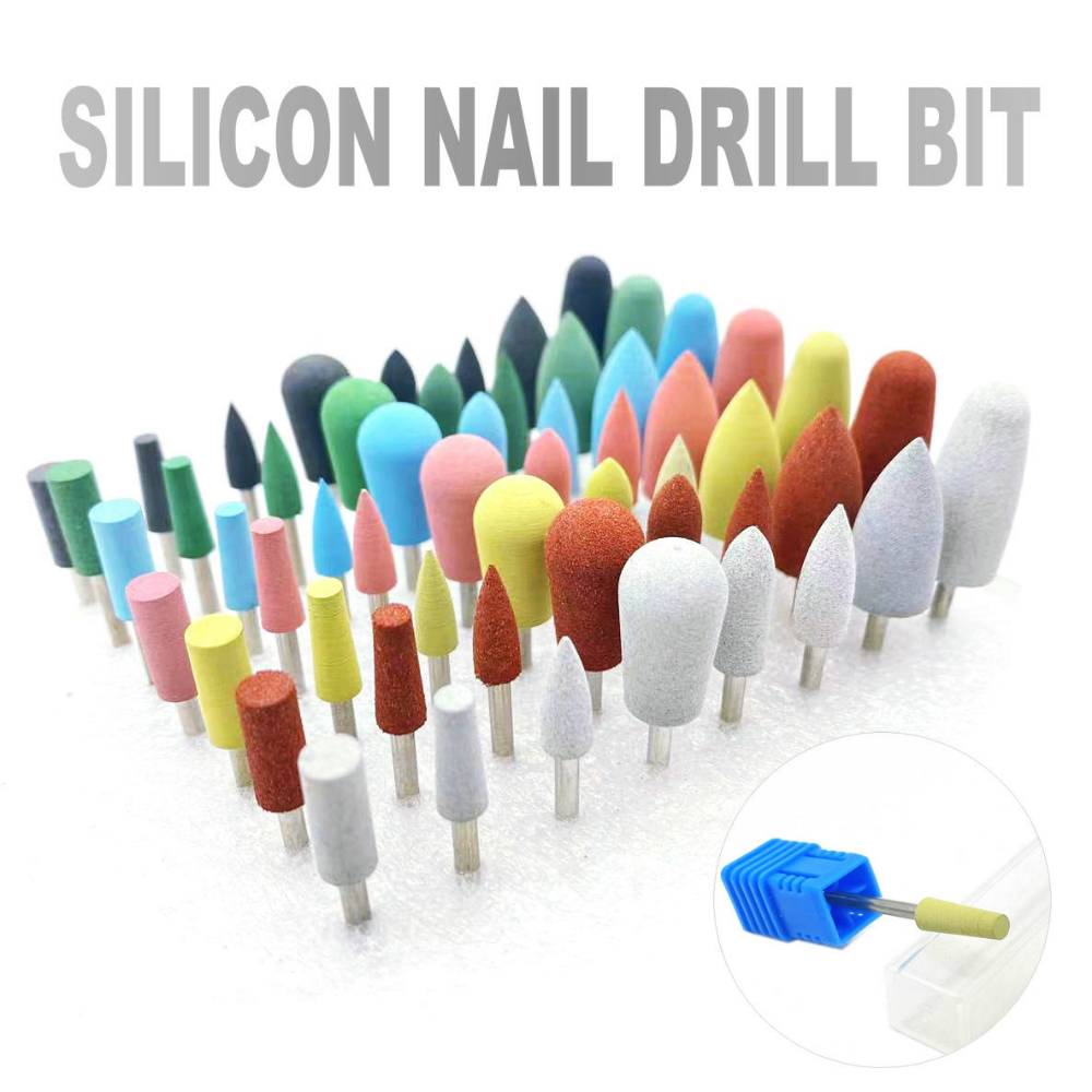 Best of 1pcs Rubber Silicon Nail Drill Milling Cutter For Manicure Bit Flexible Polisher Machine Electric Nail File Art Tools Reviews & Tips