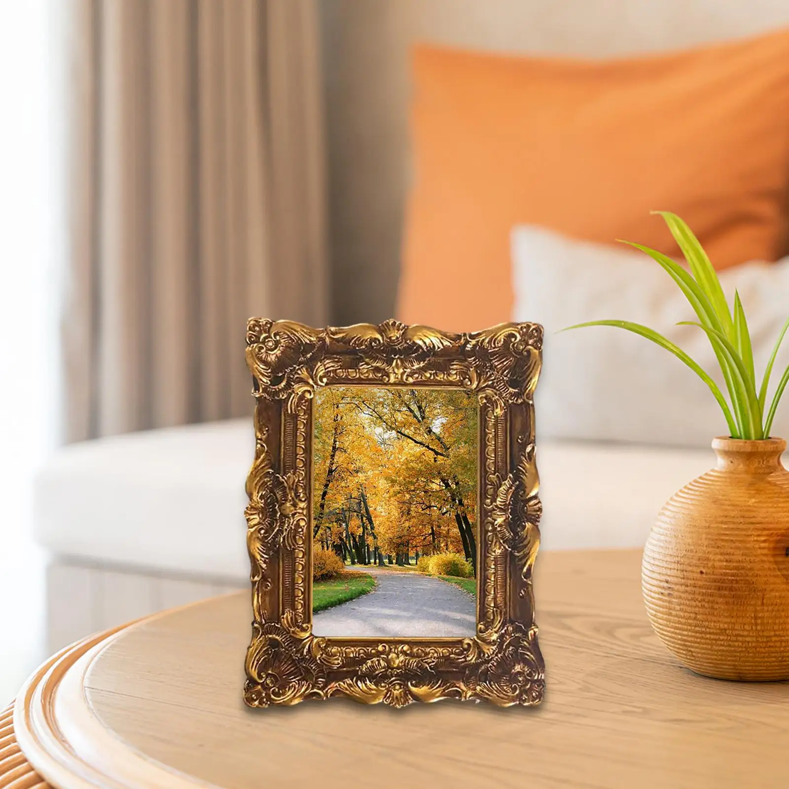 Picture Frame European Style Tabletop Photo Frame for Table Dining Room Home