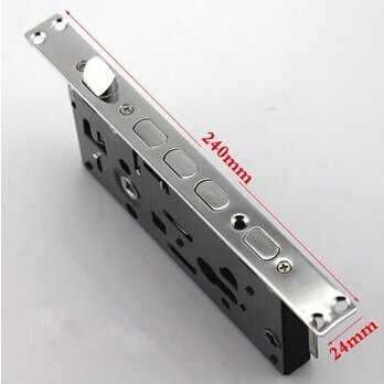 Description Picture 3 of itemLock Body Anti-theft Door, Household Universal Entry Steel Set, Stainless Steel Door, Heaven and Earth Door Lock Accessories