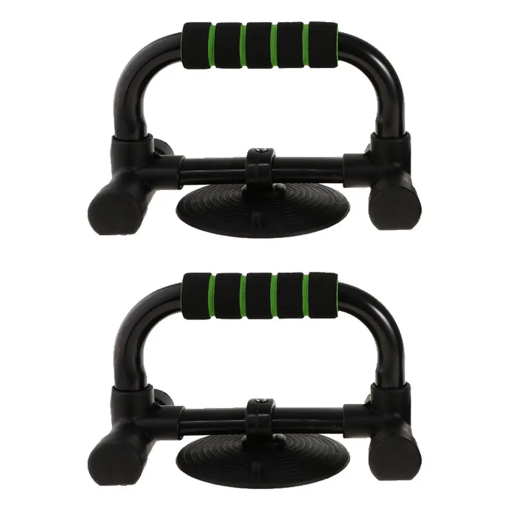 1 Pair Professional Fitness Push Up Bar Push-Ups Stands Sit Up Bars with Comfortable Foam Grip and Anti-Slip Suction Cup
