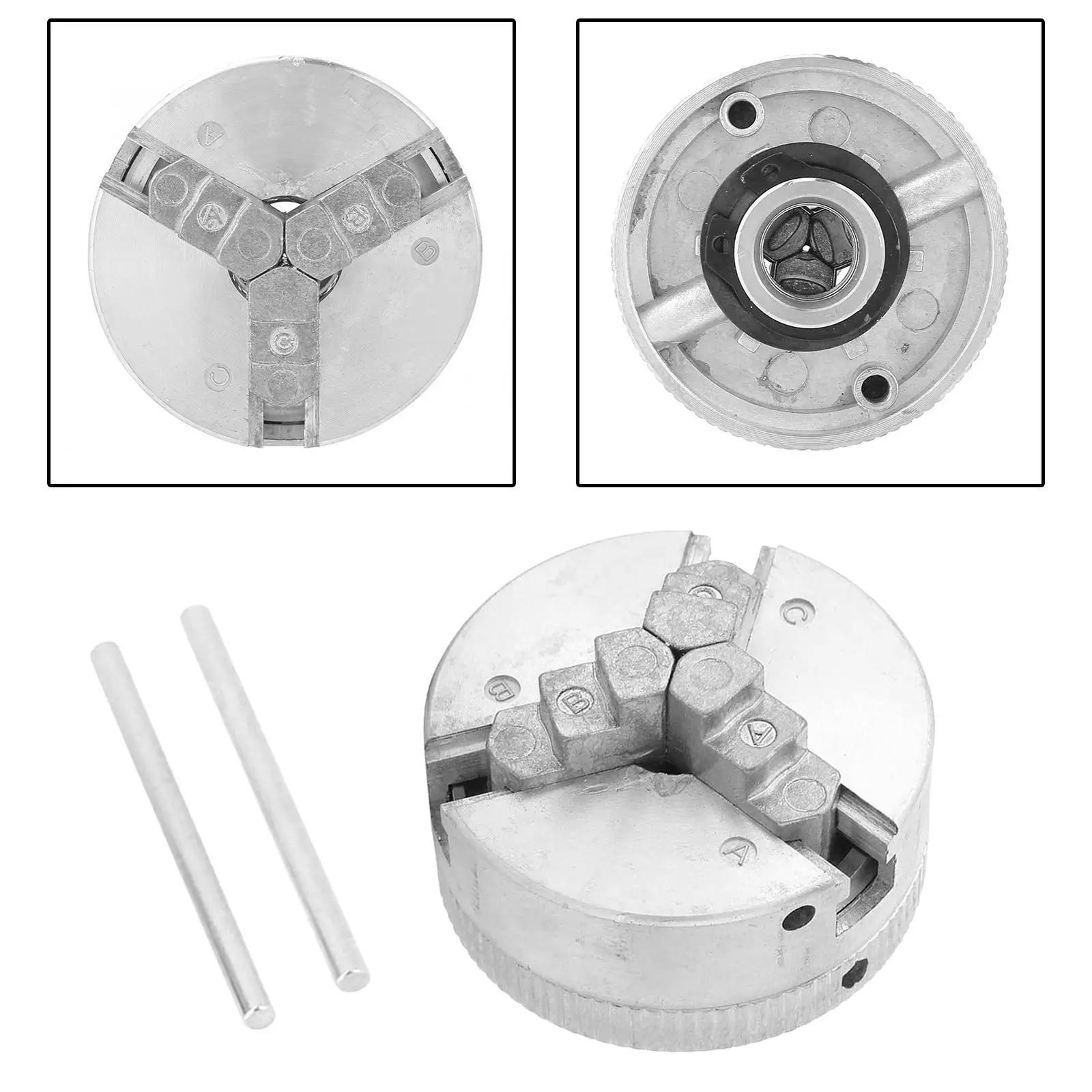 Wear-Resistant 3 Jaw Self-Centering Micro 14 Mini Lathe Chuck  Holder for Milling Drilling Tool