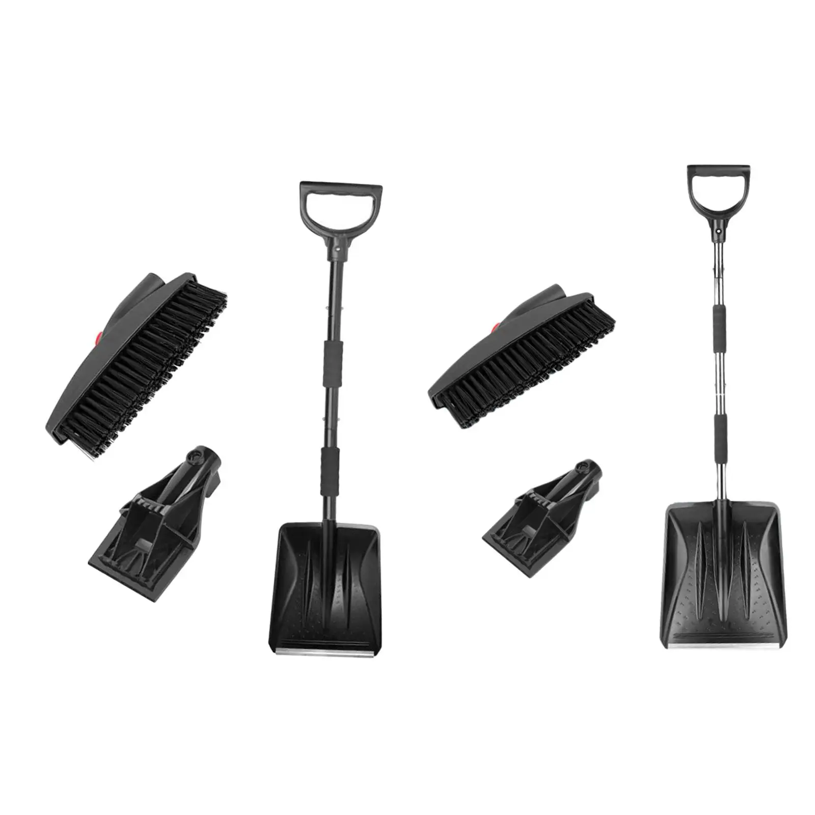 Snow Brush Scraper Snow Shovel for Car Comfortable Gripping Durable Lightweight 3 in 1 Snow Scraper Brush Snow Removal